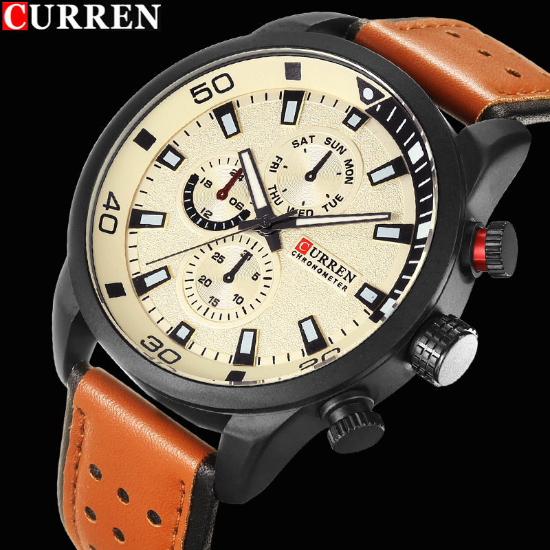 2017 CURREN Stylish Watch Men  - Luxury Watch Investment ulasan dan harga