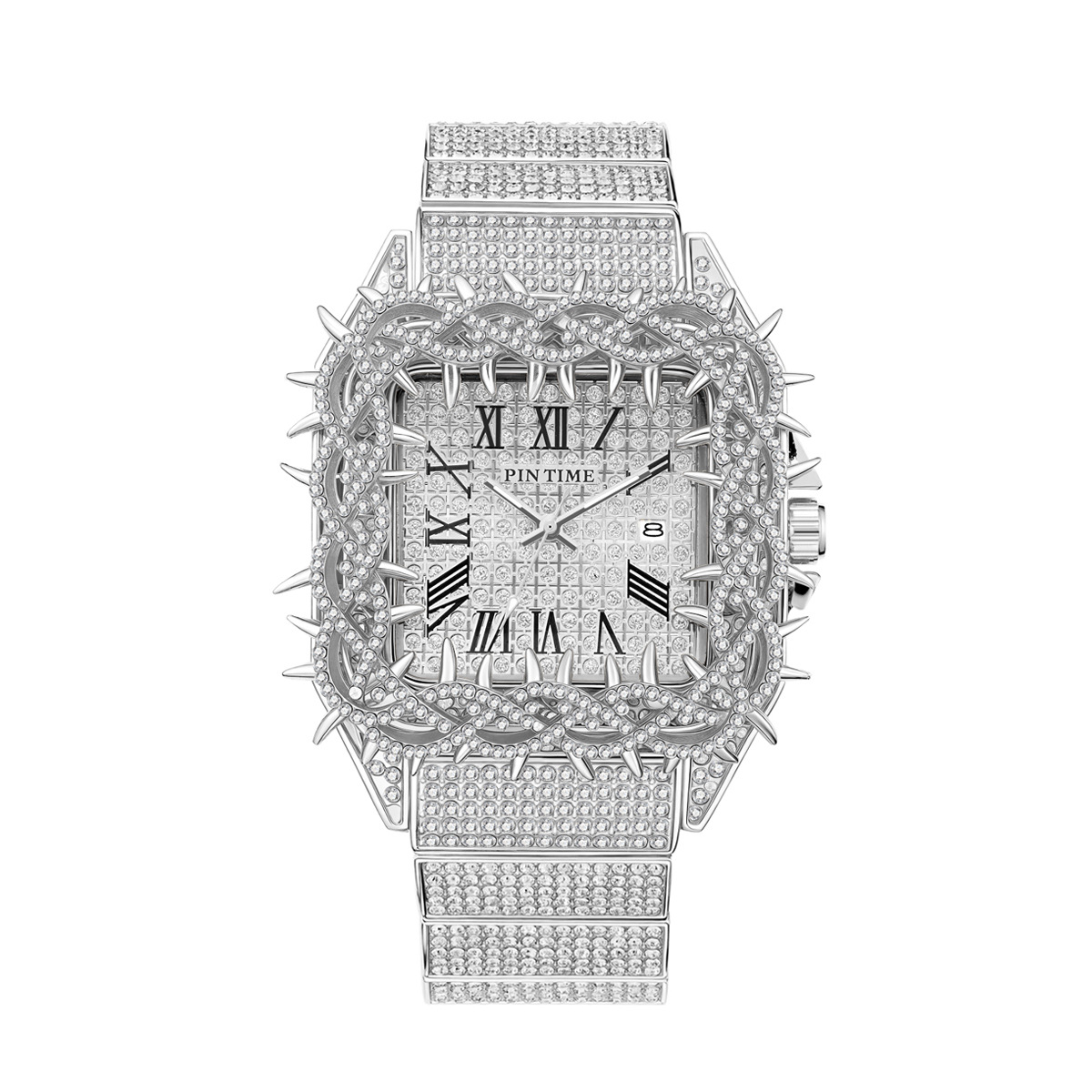 Iced Out Square Men Quartz Wat - Luxury Watch Iceberg ulasan dan harga
