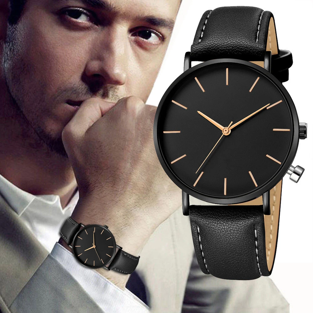 Simple Style Analog Quartz Men - Luxury Watch Maker ulasan dan harga